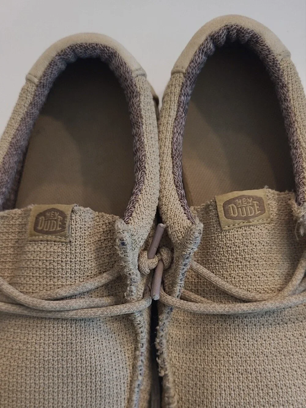 Hey Dude Wally Sport Mesh Boat Shoe Low-Top Loafer Slip-On Moccasin Sneakers